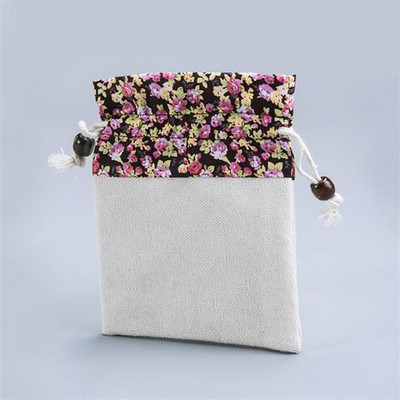 Többfunkciós pamut és len teáskészlet teáscsésze tárolótáska Master Cup vászontáska Hordozható utazási sűrítő tea Cozies 1PCSLE747