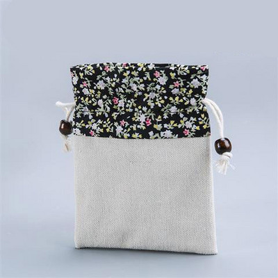 Többfunkciós pamut és len teáskészlet teáscsésze tárolótáska Master Cup vászontáska Hordozható utazási sűrítő tea Cozies 1PCSLE747