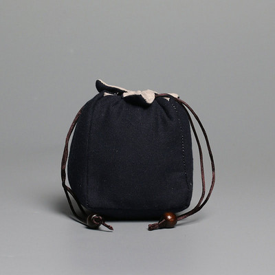 Cietie kokvilnas kaņepju tējas krūzes maisiņi Tējkannas maisiņi Express krūzes maisiņi Viens katls Divu tasīšu komplekti Kabatas pārnēsājama ceļojumu uzglabāšanas soma ZD38