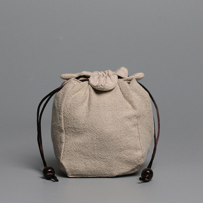 Cietie kokvilnas kaņepju tējas krūzes maisiņi Tējkannas maisiņi Express krūzes maisiņi Viens katls Divu tasīšu komplekti Kabatas pārnēsājama ceļojumu uzglabāšanas soma ZD38