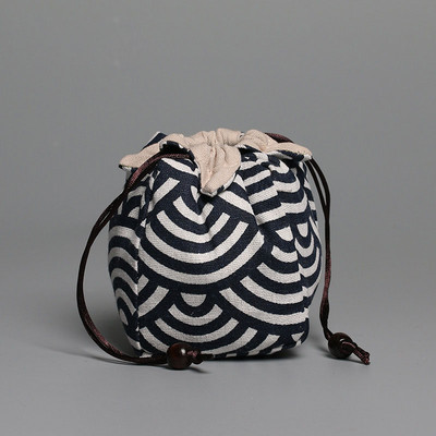 Cietie kokvilnas kaņepju tējas krūzes maisiņi Tējkannas maisiņi Express krūzes maisiņi Viens katls Divu tasīšu komplekti Kabatas pārnēsājama ceļojumu uzglabāšanas soma ZD38