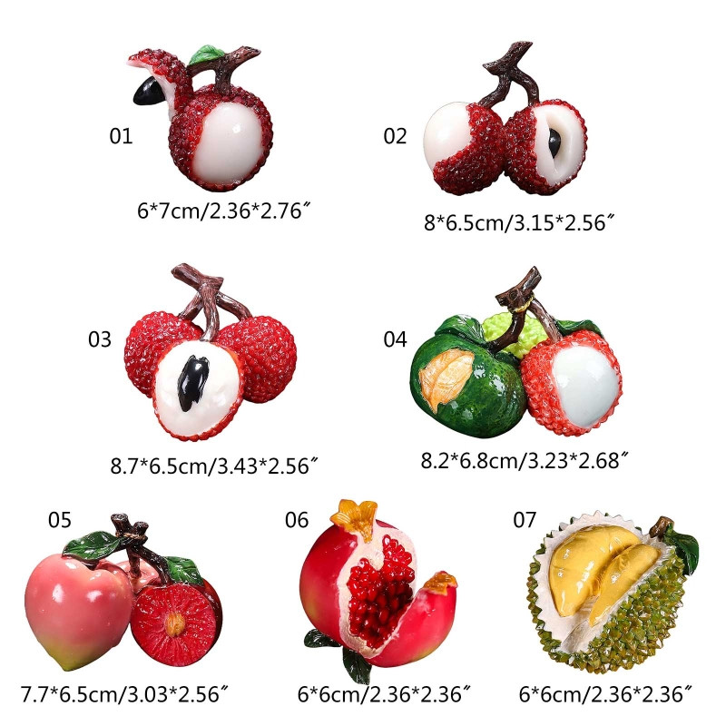 Krāsu maiņa Liči tēja Mājdzīvnieku Gongfu tējas simulācija Augļu sveķu figūriņa mājas birojam Dzīvojamās istabas tēja Mājdzīvnieki Rakstāmgalda dekorēšanas piederumi