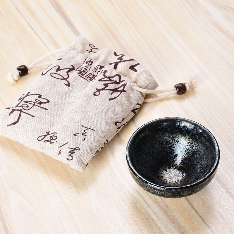 Ar rokām darināta kokvilnas lina saišķa kabatas tēja Cozies vienas krūzes uzglabāšanas maisiņš Keramikas krūze Pārnēsājams aizsargkrūzes pārsegs Ceļojumu somaLE749