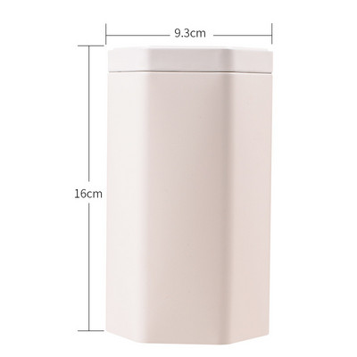 Tējas skārdene Radoša sešstūra skārda skārda matēta iepakojuma skārda skārdene Universāla melnā tēja Pu'er Maza zaļa mandarīna skārdene