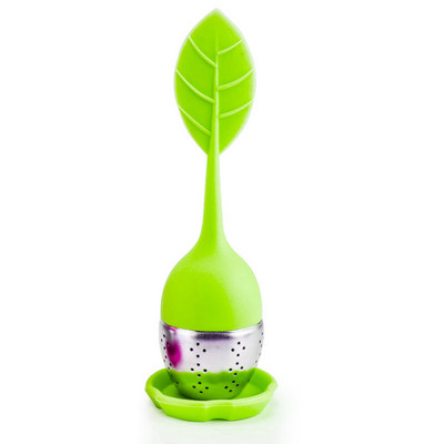 MOSEKO 1vnt silikoninis arbatos infuzinis filtras, daugkartinis sietelis su lašintuvu žolelių prieskonių arbatos ir kavos filtru, gėrimų arbatos įrankis