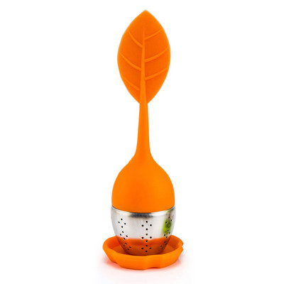 MOSEKO 1vnt silikoninis arbatos infuzinis filtras, daugkartinis sietelis su lašintuvu žolelių prieskonių arbatos ir kavos filtru, gėrimų arbatos įrankis