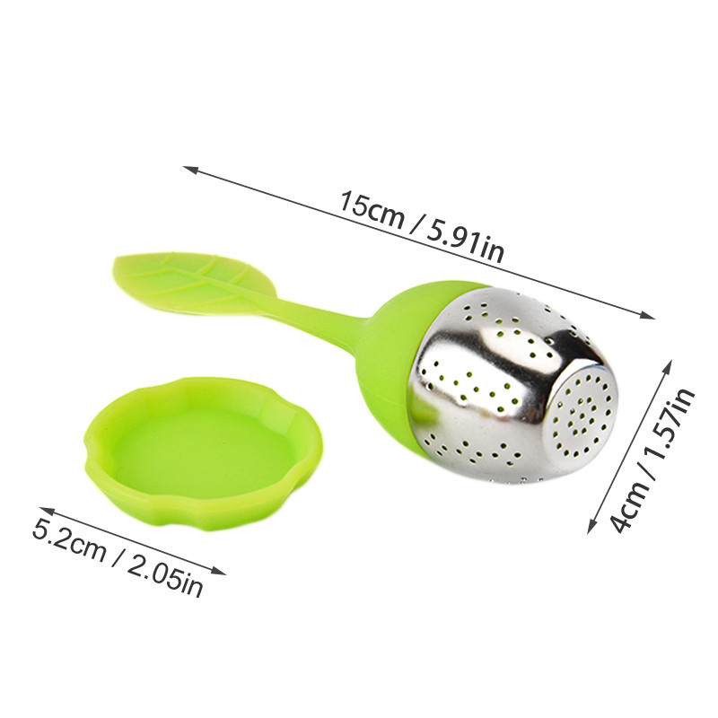 MOSEKO 1vnt silikoninis arbatos infuzinis filtras, daugkartinis sietelis su lašintuvu žolelių prieskonių arbatos ir kavos filtru, gėrimų arbatos įrankis
