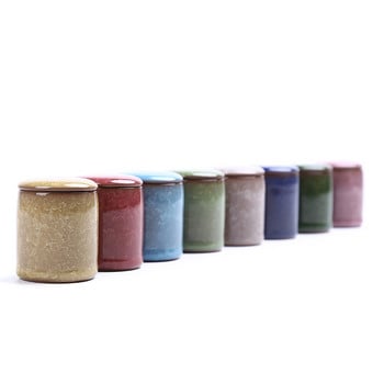 Mini Ice Cracked Glaze Ceramic Pot Medicine Pot Tea Pot Fragrance Powder Ointment Pot Sealed Storage Pot Διακοσμητικό Τραπεζάκι σαλονιού