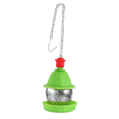 Arbatos infuzatorius Silikoninis nerūdijančio plieno arbatos rutuliukas arbatos lapelių sietelis, skirtas virimo įrenginiui Žolelių prieskonių filtro sietelis Virtuvės priedai