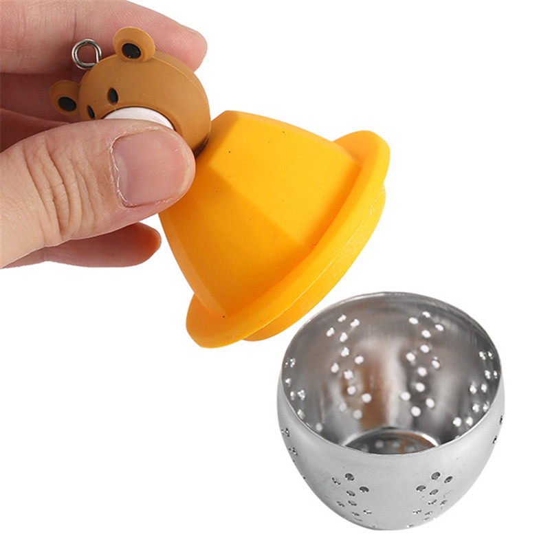 Arbatos infuzatorius Silikoninis nerūdijančio plieno arbatos rutuliukas arbatos lapelių sietelis, skirtas virimo įrenginiui Žolelių prieskonių filtro sietelis Virtuvės priedai