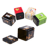 Kineski spremnici za čaj Željezna limena kutija za slatkiše, kekse, kolačiće, mala staklenka za kavu, držač za pohranu, spremnik za lišće čaja, vintage organizator