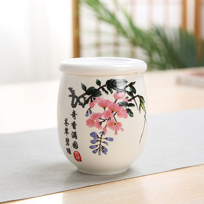 Keramikas tējas burka Tieguanyin tējas skārda trauki Pārnēsājamas ceļojumu tējas kastes Aizzīmogotas caddy kafijas kannas Spice Candy uzglabāšanas tvertne