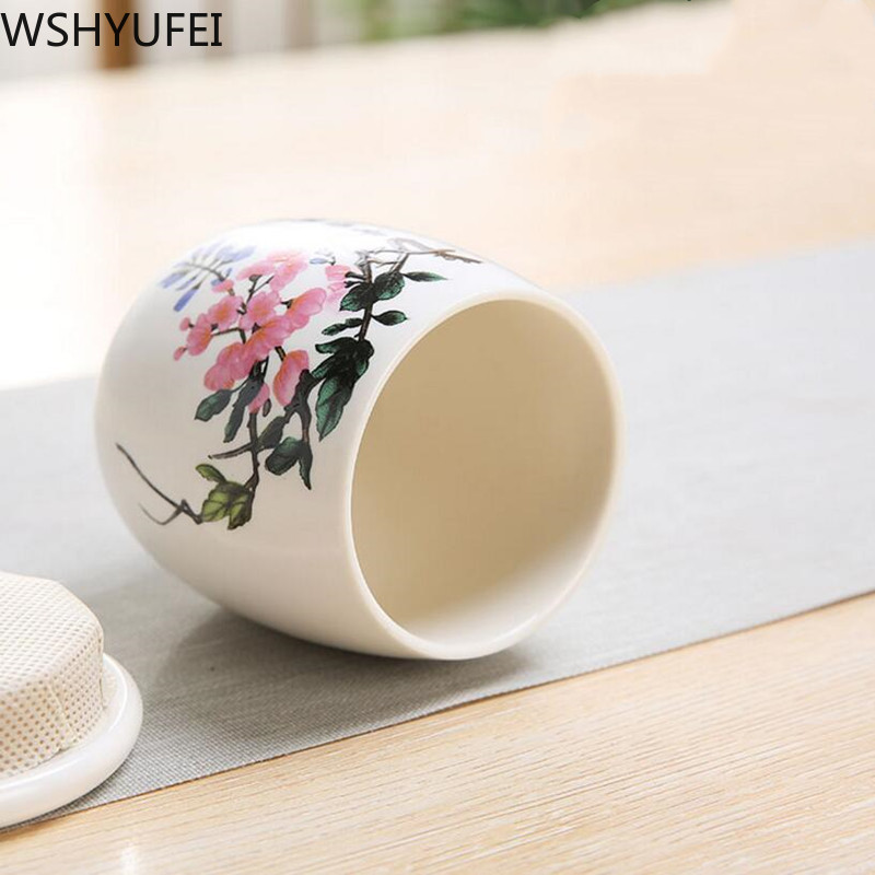 Keramikas tējas burka Tieguanyin tējas skārda trauki Pārnēsājamas ceļojumu tējas kastes Aizzīmogotas caddy kafijas kannas Spice Candy uzglabāšanas tvertne