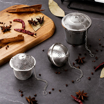 Multi Style Tea Infuser For Spice Fine Mesh Кафе Билков Филтър Кухненска Супа Подправка Топка Цедка за Чай Аксесоари