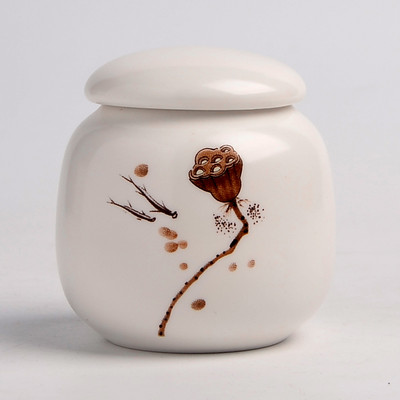 Radošas ar rokām apgleznotas tējas kannas retro keramikas keramikas tējkannas tējas komplekts dāvanu kastīte aizzīmogota uzglabāšanas tvertne konfekšu riekstu pudele