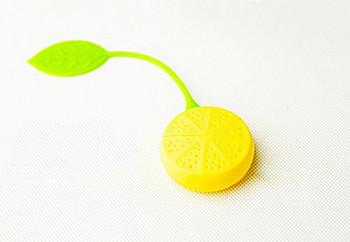 BargainHarbor Σουρωτήρι τσαγιού σιλικόνης Strawberry Lemon Design Loose Tea Strainer bag Εργαλεία φίλτρου βοτάνων μπαχαρικών