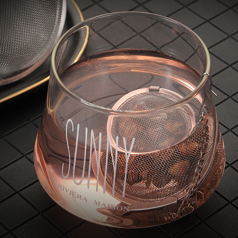 Apvalaus tinklelio arbatos infuzė nerūdijančio plieno prieskonių rutulinis prieskonių sietelis arbatos lapų filtro sietelis puodeliui arbatinuko arbatos indų priedai