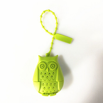 Силиконова цедка за чай Creative Cute Owl Tea Bag Food Grade Silicone loose-leaf Tea Infuser Filter Difuzor Tea Maker Tea Gadget