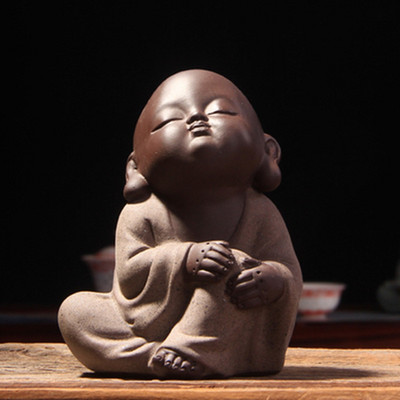 CJ278 rūpnīcas veikali Burvīga Budas tēja Mājdzīvnieks Mūks Smilšu tēja Mājdzīvnieks Augstas kvalitātes purpursarkana tēja Mājas tējas komplekts Pieguļošs roku rotājums