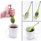 Arbatos infuzatorius Integruotas stūmoklis sveiko intensyvaus skonio daugkartinio naudojimo arbatos maišelis Plastikinis arbatos ir kavos sietelis Matavimas Sukite Staigiai maišykite ir