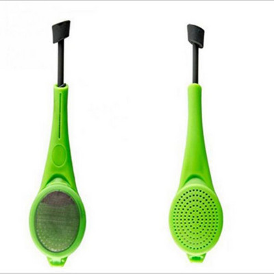 Arbatos infuzatorius Integruotas stūmoklis sveiko intensyvaus skonio daugkartinio naudojimo arbatos maišelis Plastikinis arbatos ir kavos sietelis Matavimas Sukite Staigiai maišykite ir