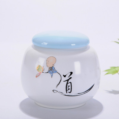 Pārnēsājamas ceļojumu matētas smērvielas, baltas keramikas, aizzīmogotas uzglabāšanas burka kafijas pupiņu tēja, konfekšu cepumi, pārklāti virtuves uzglabāšanas pudeļu kārbas