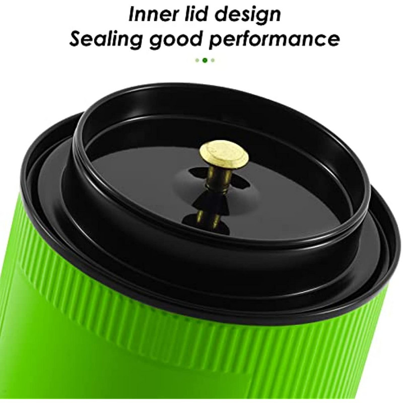 Tējas kārbas beramajai tējai ar vāku - Brīvas tējas uzglabāšana Virtuves kārbas Metāla, noslēgtas apaļas burkas organizators kafijai, konfektēm, tējai