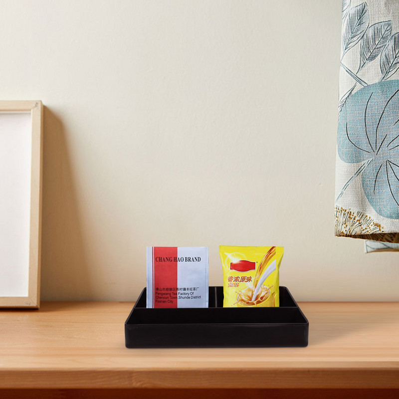 Atvilktņu organizators aplauzums Garšvielas Caddy tējas maisiņi, turētājs konteineri pārtikas uzglabāšanas tvertne kafijas dozatora rakstāmgalda kaste