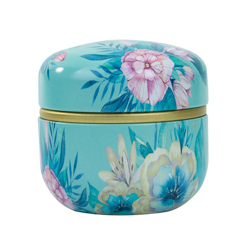 Dzelzs mini skārda uzglabāšanas kaste kafijas tēja Caddy burciņa noslēgta tējas lapu iepakojuma kaste Ķīniešu stila konteineru kārbas mājas biroja dekorēšanai