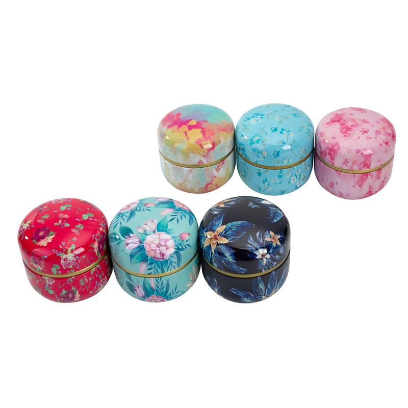 Dzelzs mini skārda uzglabāšanas kaste kafijas tēja Caddy burciņa noslēgta tējas lapu iepakojuma kaste Ķīniešu stila konteineru kārbas mājas biroja dekorēšanai