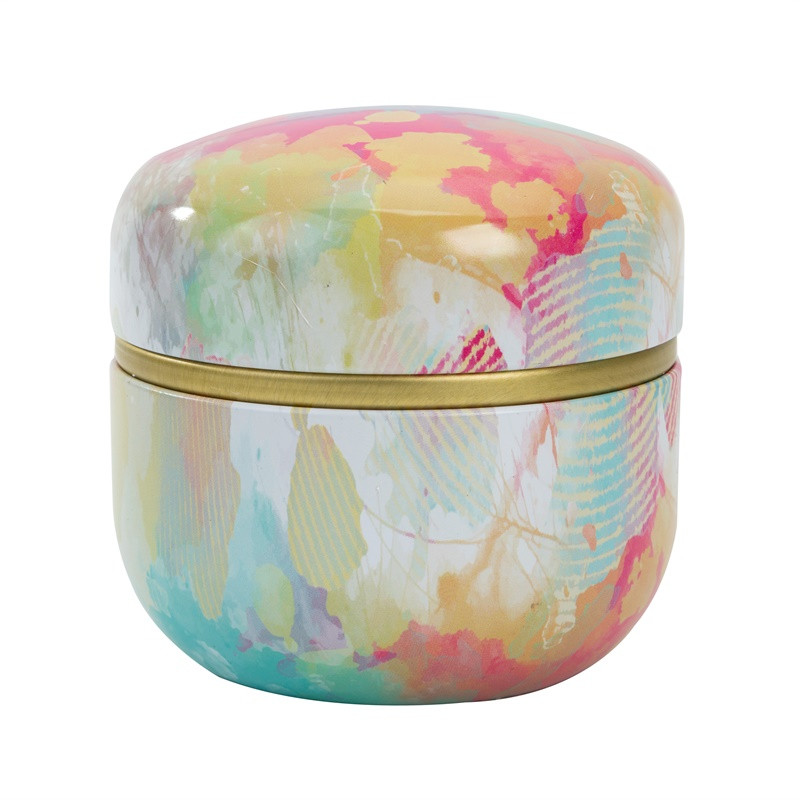 Dzelzs mini skārda uzglabāšanas kaste kafijas tēja Caddy burciņa noslēgta tējas lapu iepakojuma kaste Ķīniešu stila konteineru kārbas mājas biroja dekorēšanai