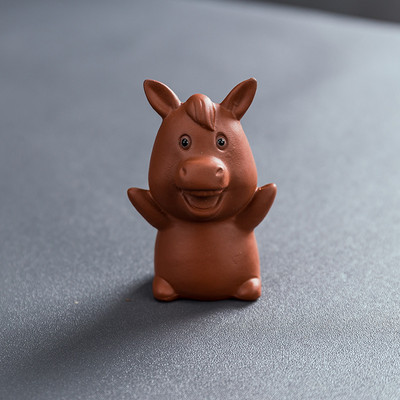 Zisha Zodiaka zīmes Tēja Mājdzīvnieki Radoši Jauki Keramikas Mini Tēja Mājdzīvnieki Tējas Māksla Mazie rotājumi var izaudzēt tējas mājdzīvniekus