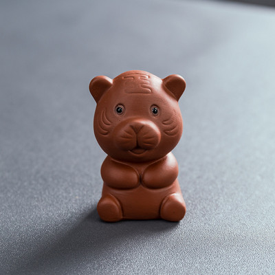 Zisha Zodiaka zīmes Tēja Mājdzīvnieki Radoši Jauki Keramikas Mini Tēja Mājdzīvnieki Tējas Māksla Mazie rotājumi var izaudzēt tējas mājdzīvniekus