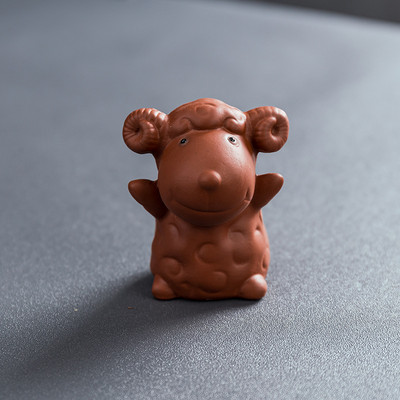 Zisha Zodiaka zīmes Tēja Mājdzīvnieki Radoši Jauki Keramikas Mini Tēja Mājdzīvnieki Tējas Māksla Mazie rotājumi var izaudzēt tējas mājdzīvniekus