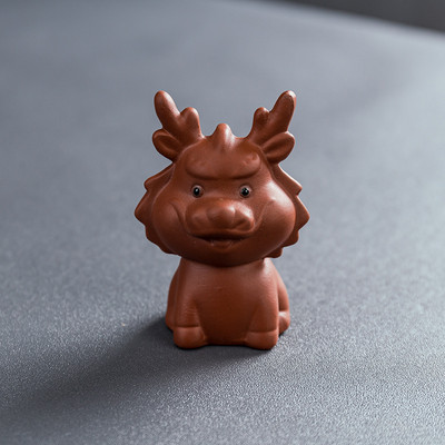 Zisha Zodiaka zīmes Tēja Mājdzīvnieki Radoši Jauki Keramikas Mini Tēja Mājdzīvnieki Tējas Māksla Mazie rotājumi var izaudzēt tējas mājdzīvniekus