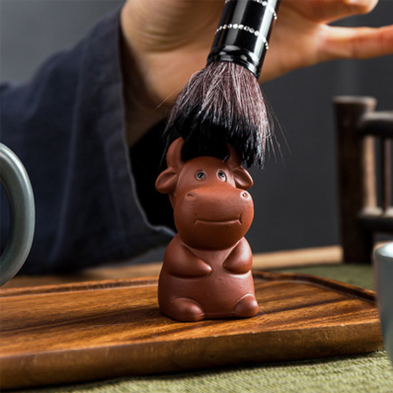 Zisha Zodiaka zīmes Tēja Mājdzīvnieki Radoši Jauki Keramikas Mini Tēja Mājdzīvnieki Tējas Māksla Mazie rotājumi var izaudzēt tējas mājdzīvniekus