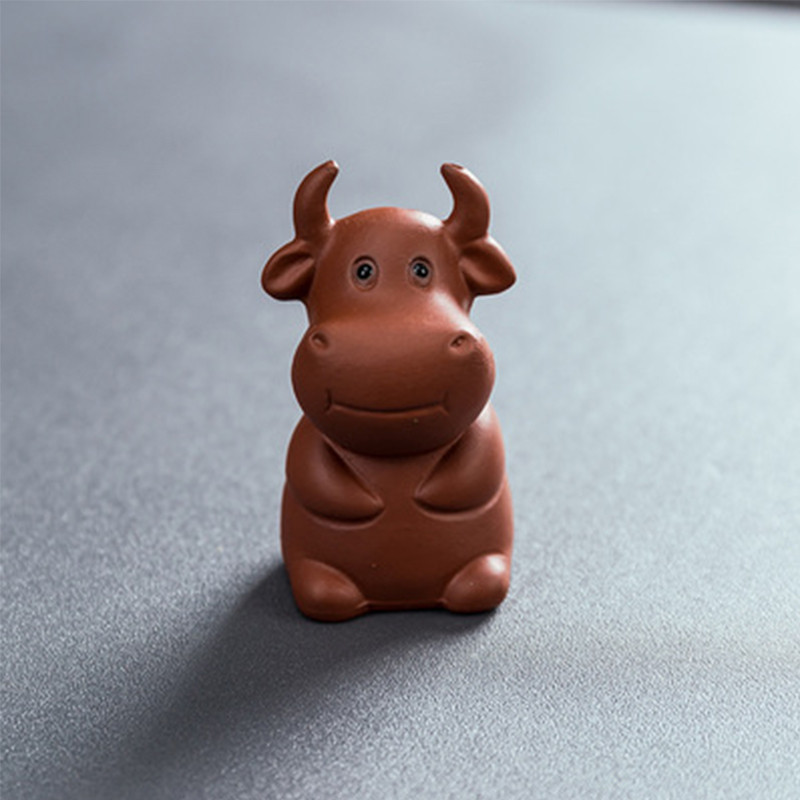 Zisha Zodiaka zīmes Tēja Mājdzīvnieki Radoši Jauki Keramikas Mini Tēja Mājdzīvnieki Tējas Māksla Mazie rotājumi var izaudzēt tējas mājdzīvniekus