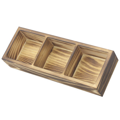 Съхранение Дървена кутия Органайзер Контейнери за чай Чанти Плот Малки пакетчета чай Шкаф Офис Кухня