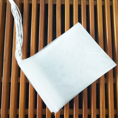 Pliculete de ceai de unică folosință din nailon de calitate alimentară, transparente, 50 buc/lot, strecurătoare de ceai, pliculețe de ceai cu snur Heal Seal Infuzor gol de ceai