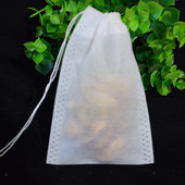 100 бр. 5x7 см нетъкан текстил, билков насипен чай Bolsas de te, празни ароматизирани филтърни торбички за чай за еднократна употреба с уплътнение за лечение на връв