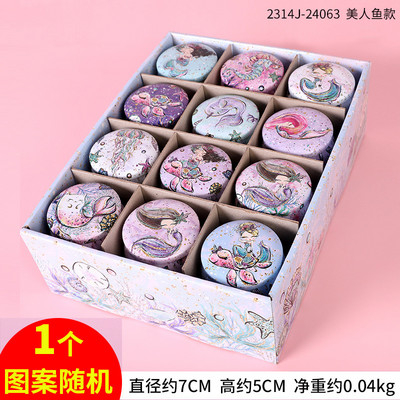 Európai mini tárolódoboz édességdoboz snacktároló doboz teáskanna lezárt tartály fedéllel vasdoboz