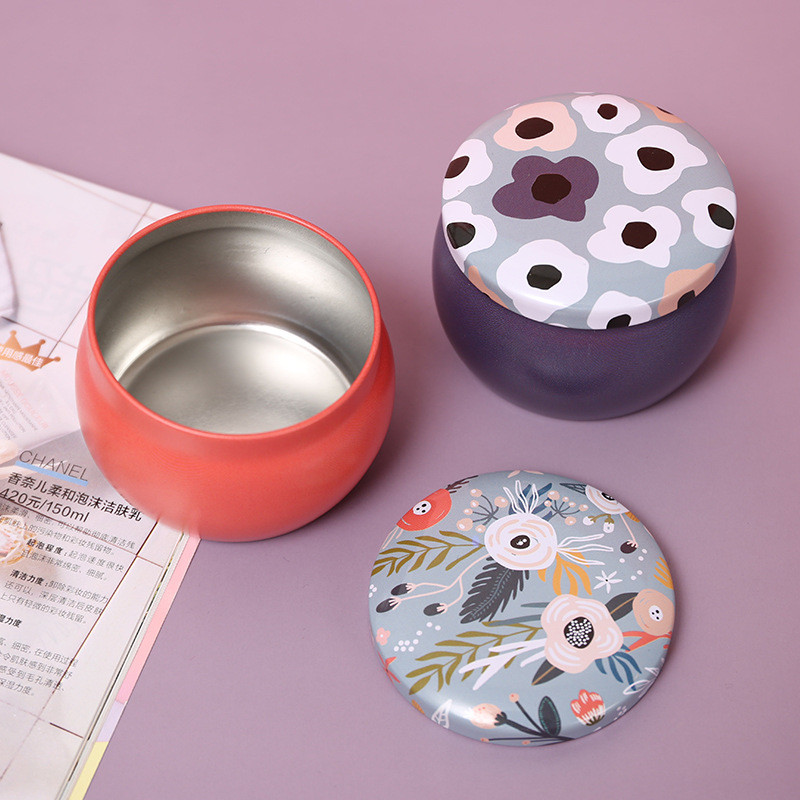 Európai mini tárolódoboz édességdoboz snacktároló doboz teáskanna lezárt tartály fedéllel vasdoboz