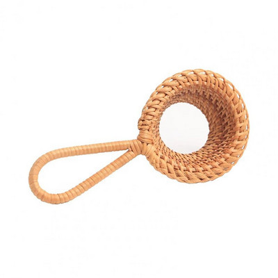 Arbatos sieteliai Natūralaus rotango virtuvės įtaisas Bambuko arbatos filtras Koštuvas filtro infuzinis kinų arbatos ceremonijos arbatos įrankiai