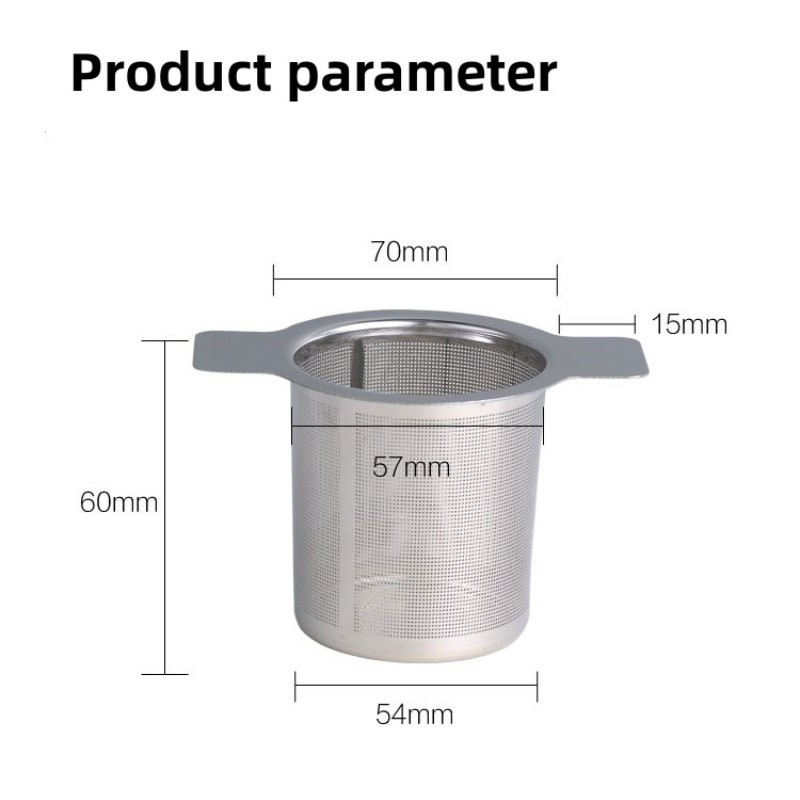 1 tk roostevabast terasest teesõel Korduvkasutatav teesõel lahtiste teelehtede vürtsisõel võrgusilma teefiltersõel Köögitarvikud