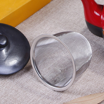 Диаметър 5,1-9 CM Мрежест инфузер за чай Цедка за чай за многократна употреба Чайник от неръждаема стомана Филтър за подправки от листа Кухненски аксесоари