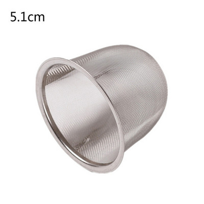 Diametrs 5,1-9 CM Tējas infuzētājs Atkārtoti lietojams tējas sietiņš Nerūsējošā tērauda tējkannas lapu garšvielu filtrs Dzērieni Virtuves piederumi