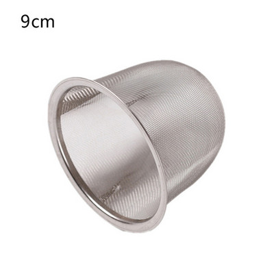 Diametrs 5,1-9 CM Tējas infuzētājs Atkārtoti lietojams tējas sietiņš Nerūsējošā tērauda tējkannas lapu garšvielu filtrs Dzērieni Virtuves piederumi