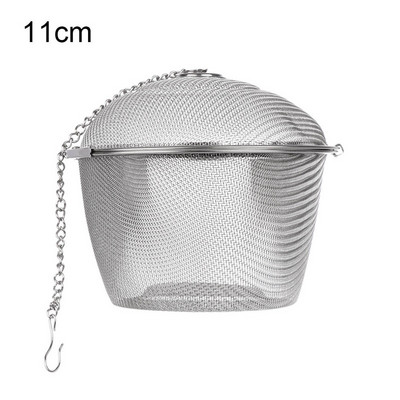 5 dydžių nerūdijančio plieno sieteliai Arbatos infuzinis fiksatorius Prieskonių arbatos sietelis Tinklinis infuzinis arbatos filtro sieteliai Virtuvės priedai