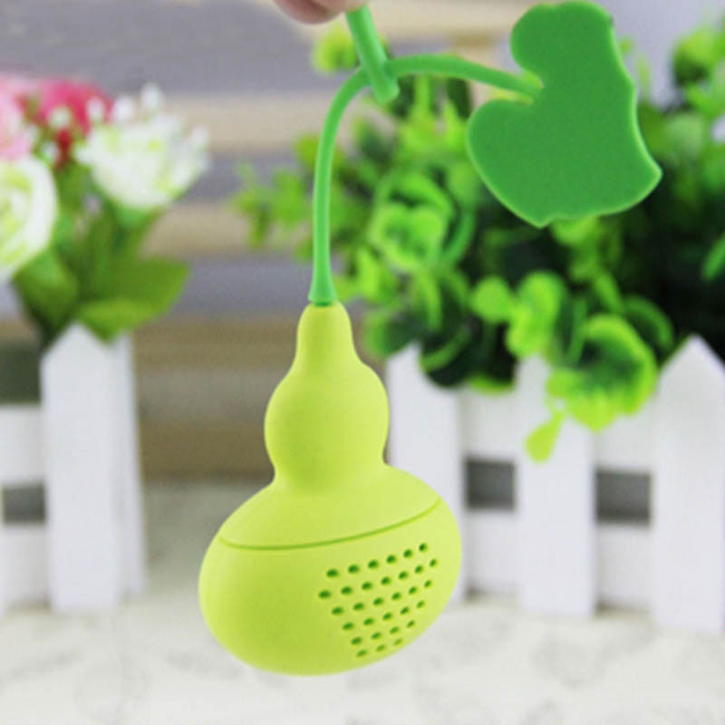 1 τεμ. Σιλικόνης σιλικόνης Τροφίμων σε σχήμα καλαμπασιού Σουρωτήρι τσαγιού Στεγνωτήρας τσαγιού Αξεσουάρ τσαγιού Αξεσουάρ κουζίνας