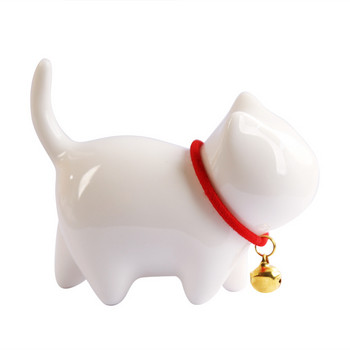 Χειροποίητο κεραμικό διακοσμητικό δώρο γενεθλίων γάτας, θήκη για στυλό, Σετ τσαγιού Kung Fu, τελετή στολίδι τσαγιού Figure Kitty Tea Pet